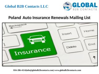 Poland Auto Insurance Renewals Mailing List.pptx