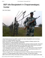 BSF kills Bangladeshi in Chapainawabganj frontier.pdf
