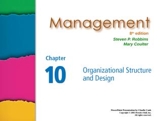 robbins_ppt10_organizational design.ppt