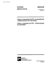 NBR 00083 - 1996 - Tubos e conexoes de PVC - Determinacao da densidade.pdf