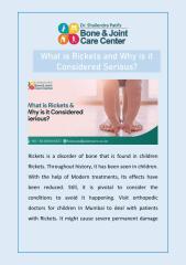 What is Rickets and Why is it Considered Serious.pdf