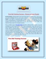 First Aid Training Courses - Choose to Save People.pdf