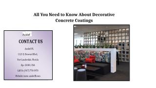 All You Need to Know About Decorative Concrete Coatings.pptx