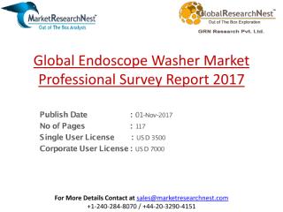 Global Endoscope Washer Market Professional Survey Report 2017.pdf
