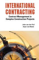 International Contracting Contract Management in Complex Construction Projects.pdf